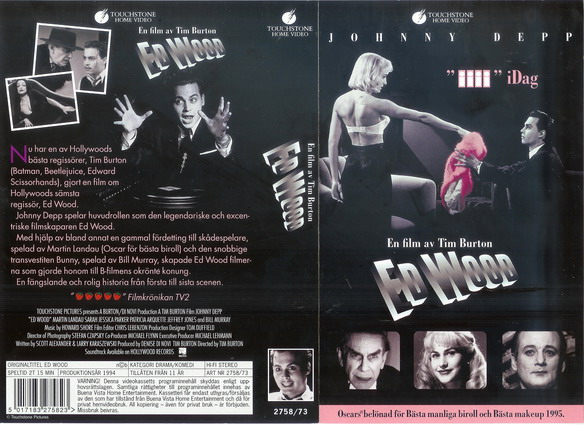 2758/73 ED WOOD (VHS)